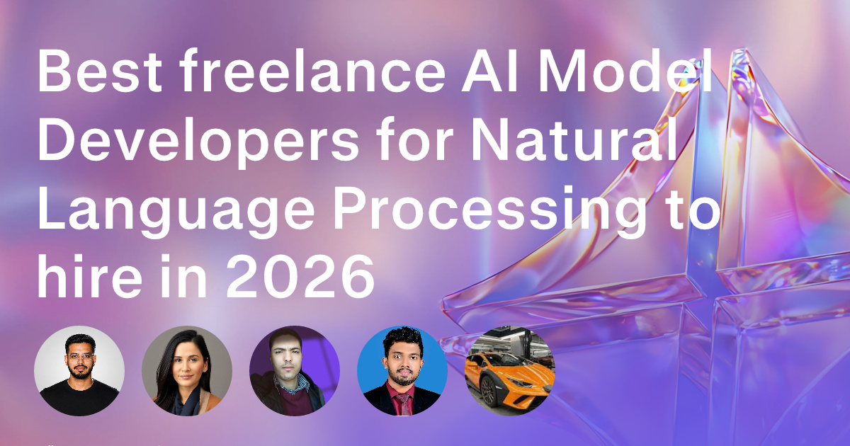 AI Model Development freelancers for Natural Language Processing