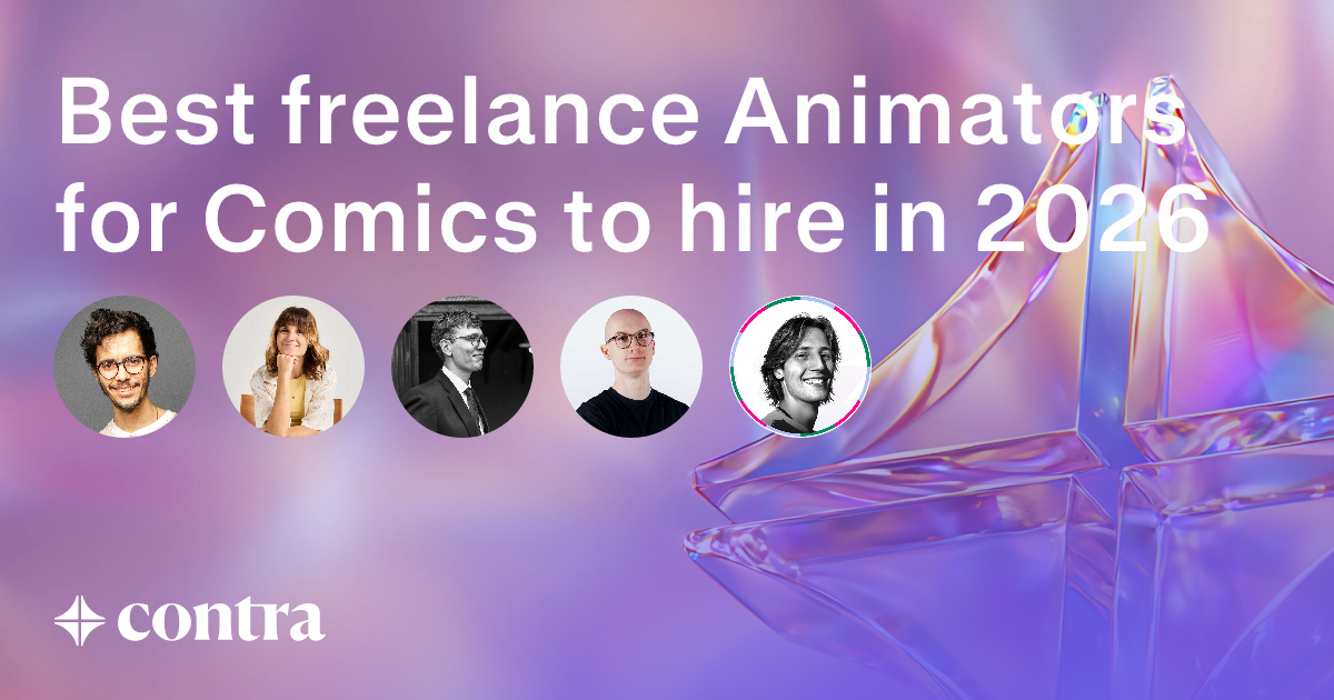 Animation freelancers for Comics