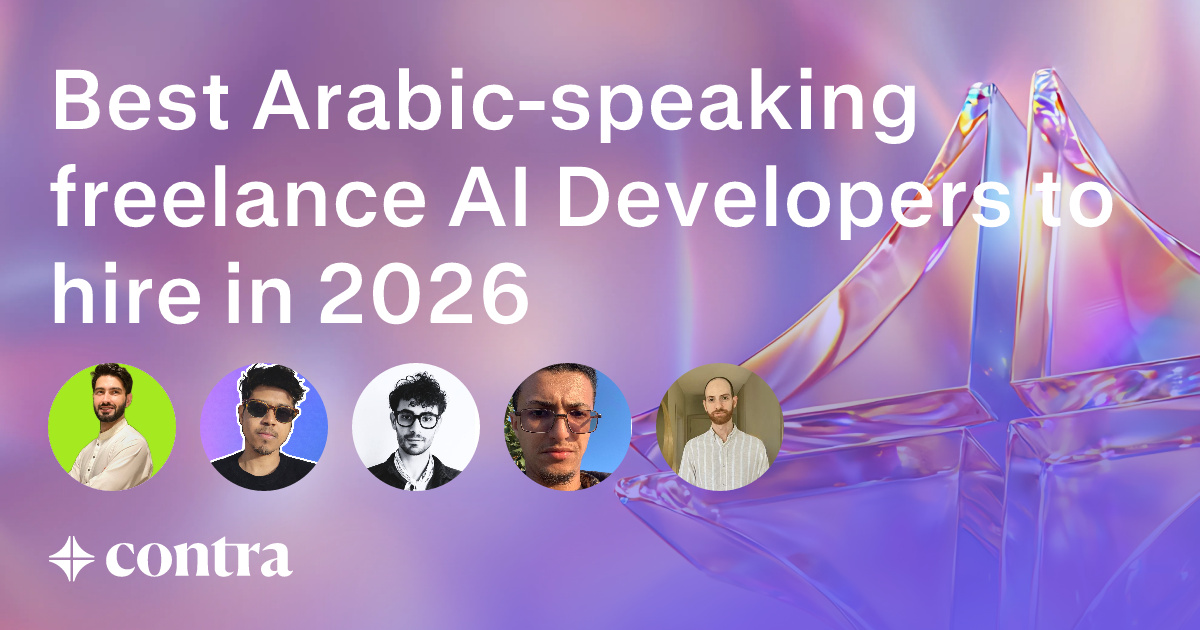 Arabic-speaking AI Development freelancers