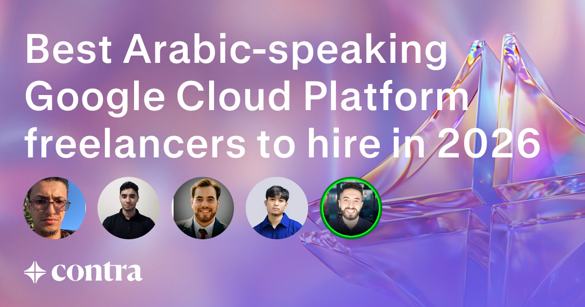 Arabic-speaking Google Cloud Platform freelancers