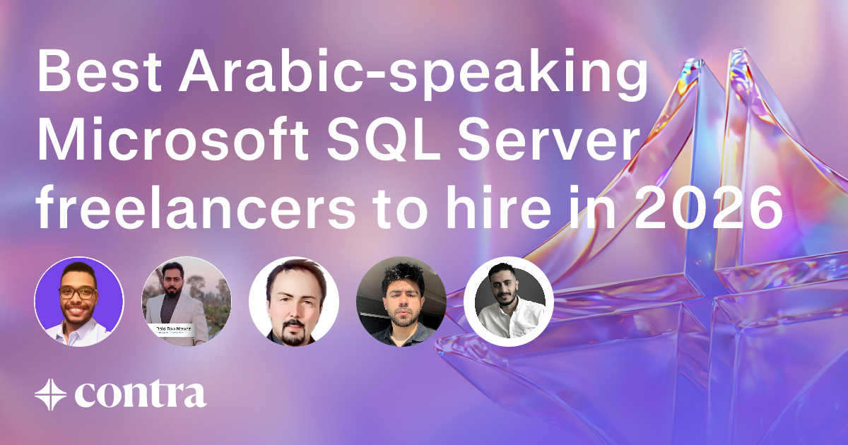 Arabic-speaking Microsoft SQL Server freelancers