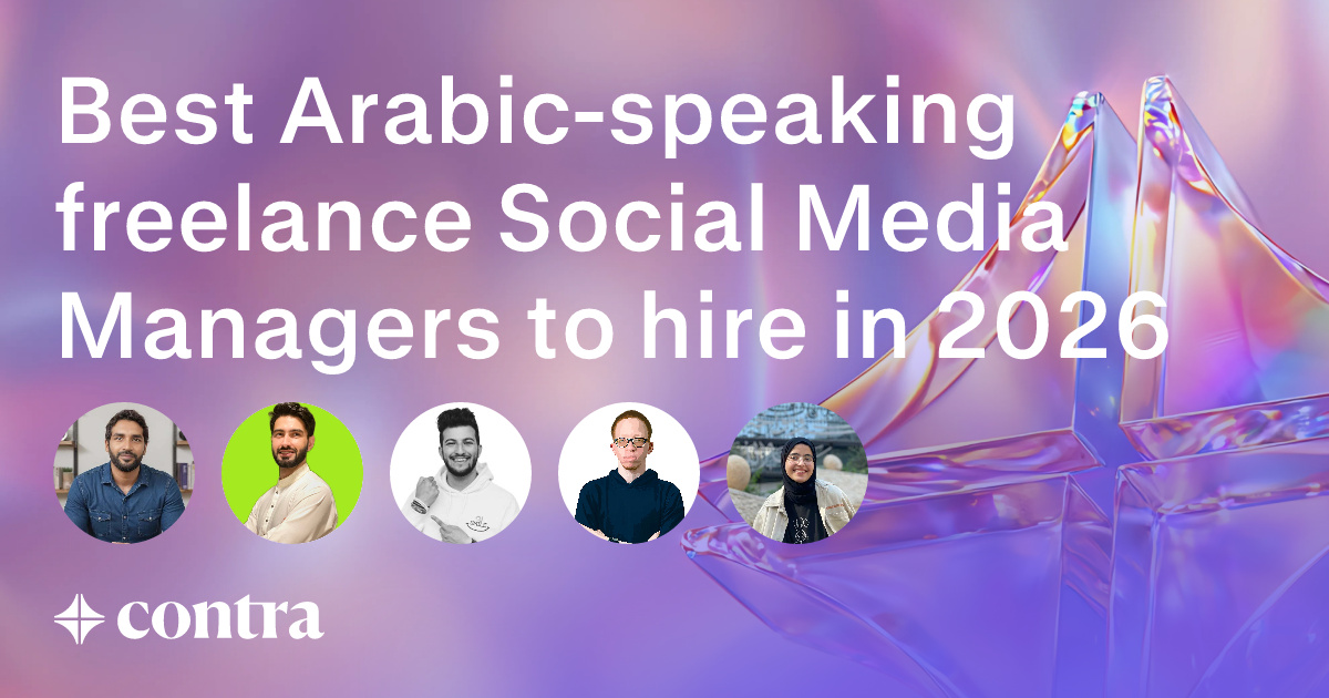 Arabic-speaking Social Media Management freelancers