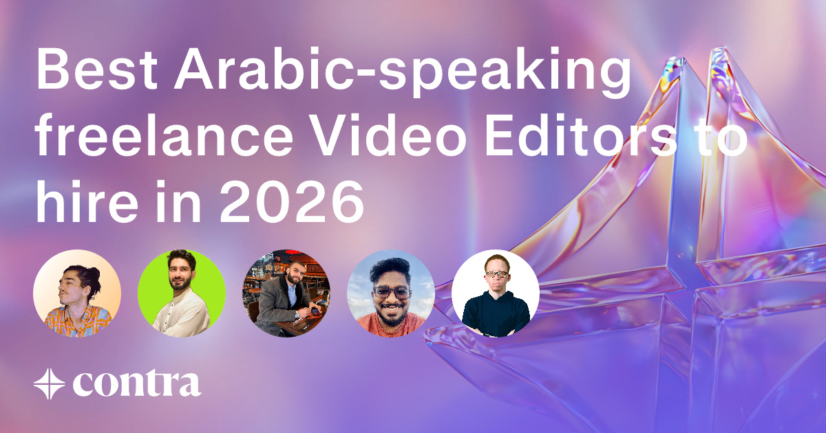 Arabic-speaking Video Editing freelancers