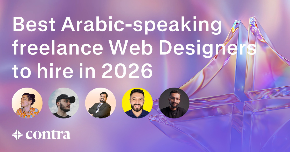Arabic-speaking Web Design freelancers