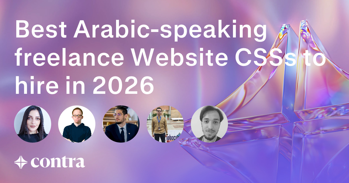 Arabic-speaking Website CSS freelancers