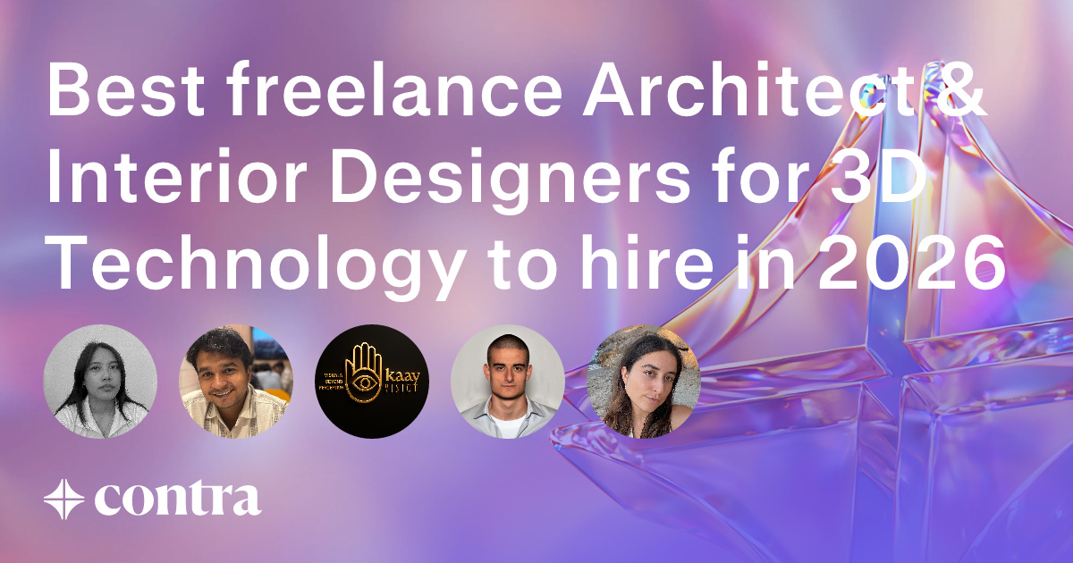 Architecture & Interior Design freelancers for 3D Technology
