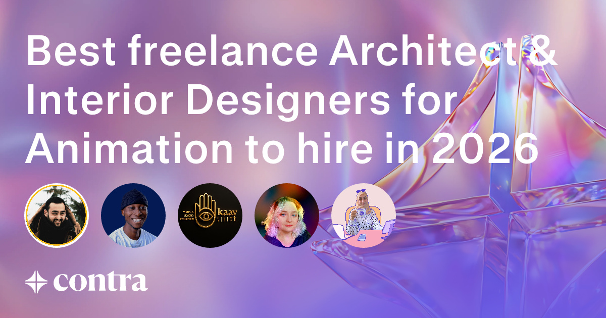 Architecture & Interior Design freelancers for Animation