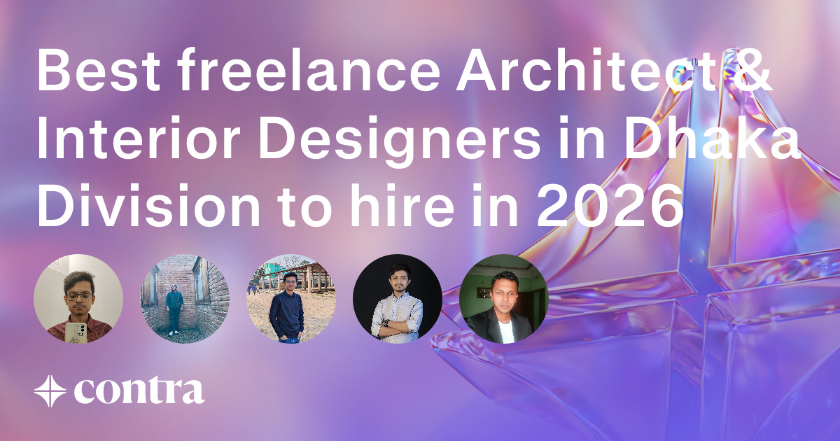 Architecture & Interior Design freelancers in Dhaka Division