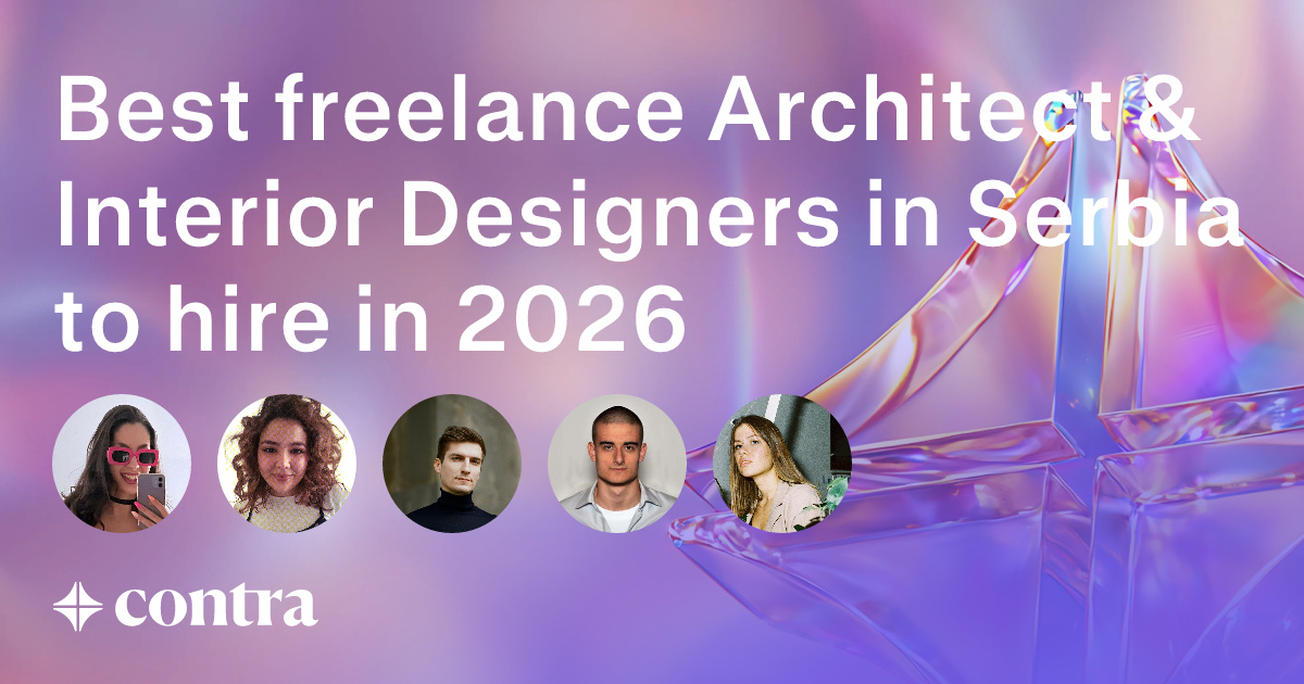 Architecture & Interior Design freelancers in Serbia