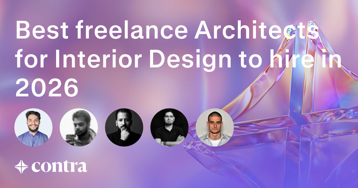 Architecture freelancers for Interior Design