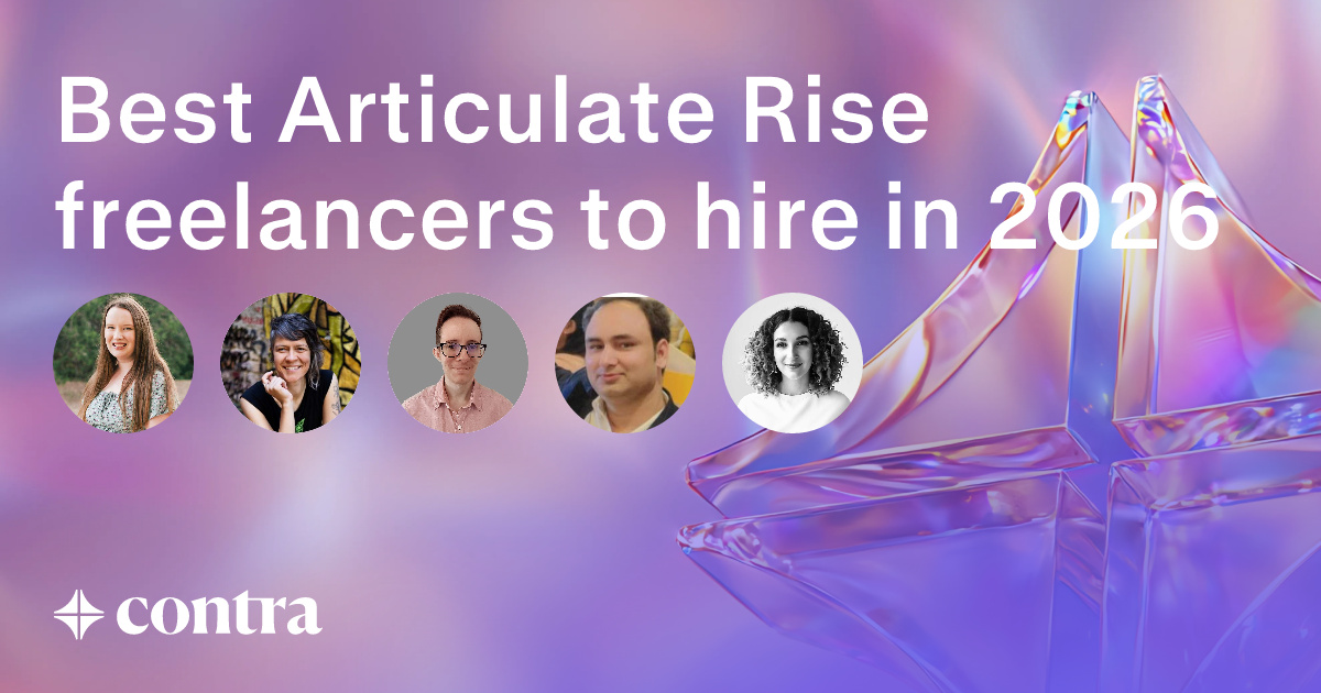 Articulate Rise freelancers