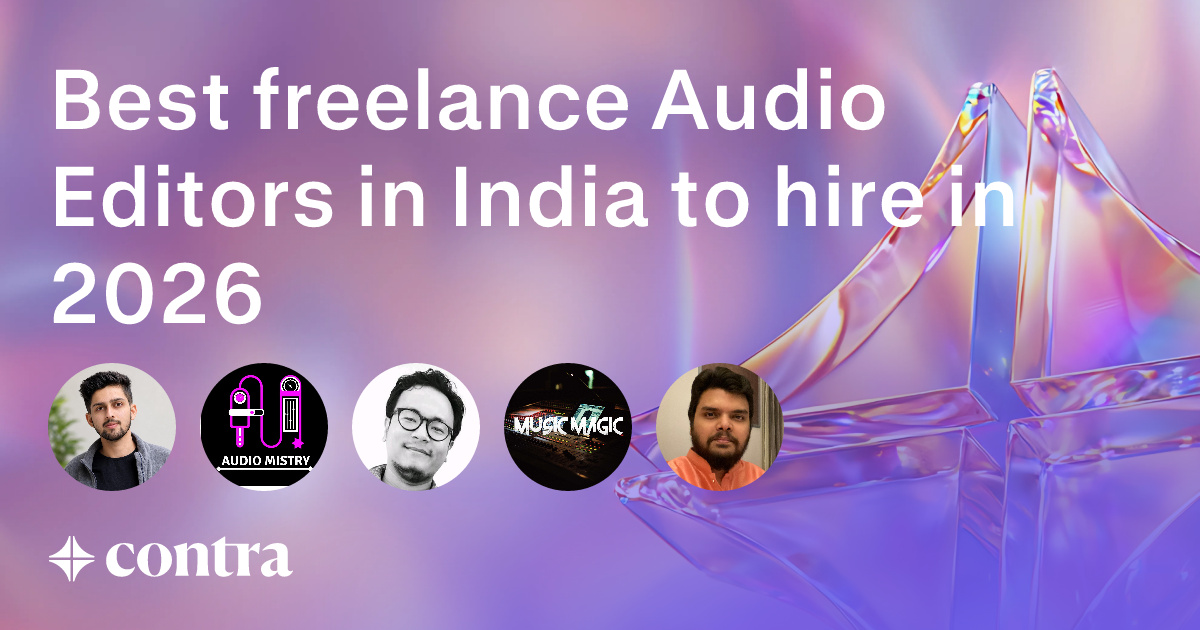 Audio Editing freelancers in India
