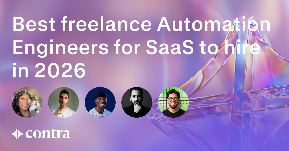 Automation Engineering freelancers for SaaS
