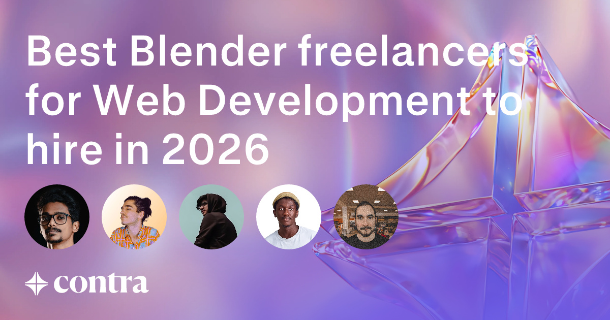 Blender freelancers for Web Development