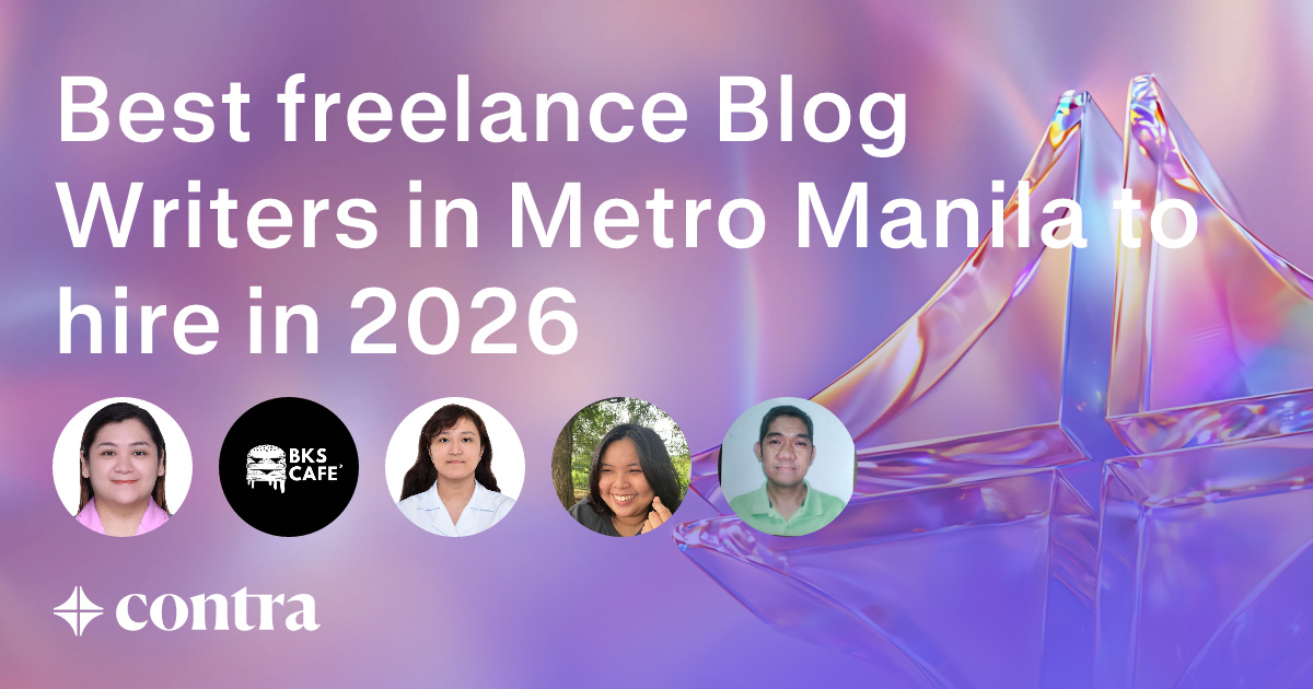 Blog Writing freelancers in Metro Manila