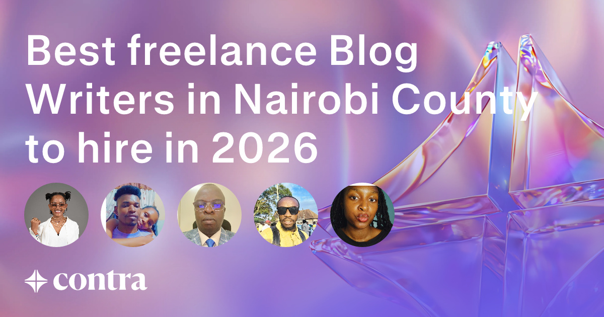 Blog Writing freelancers in Nairobi County