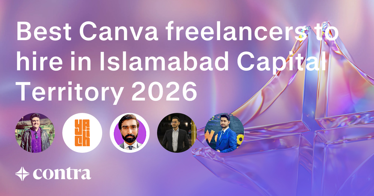 Canva freelancers in Islamabad Capital Territory