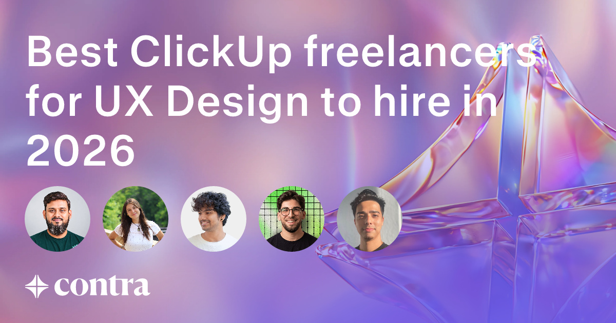 ClickUp freelancers for UX Design