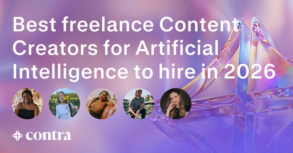 Content Creation freelancers for Artificial Intelligence