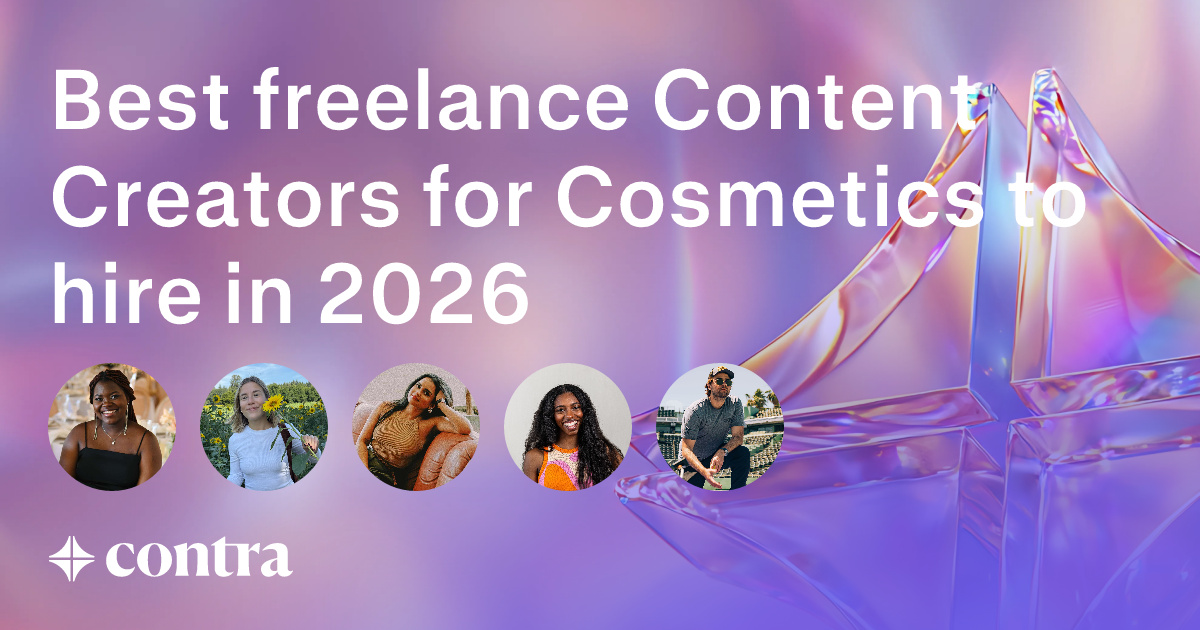 Content Creation freelancers for Cosmetics