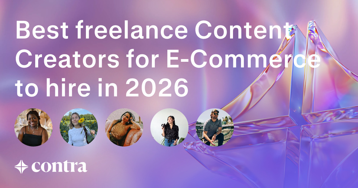 Content Creation freelancers for E-Commerce