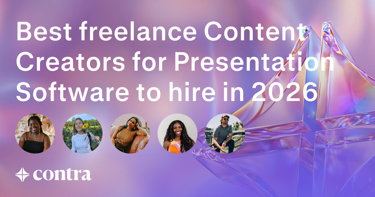 Content Creation freelancers for Presentation Software