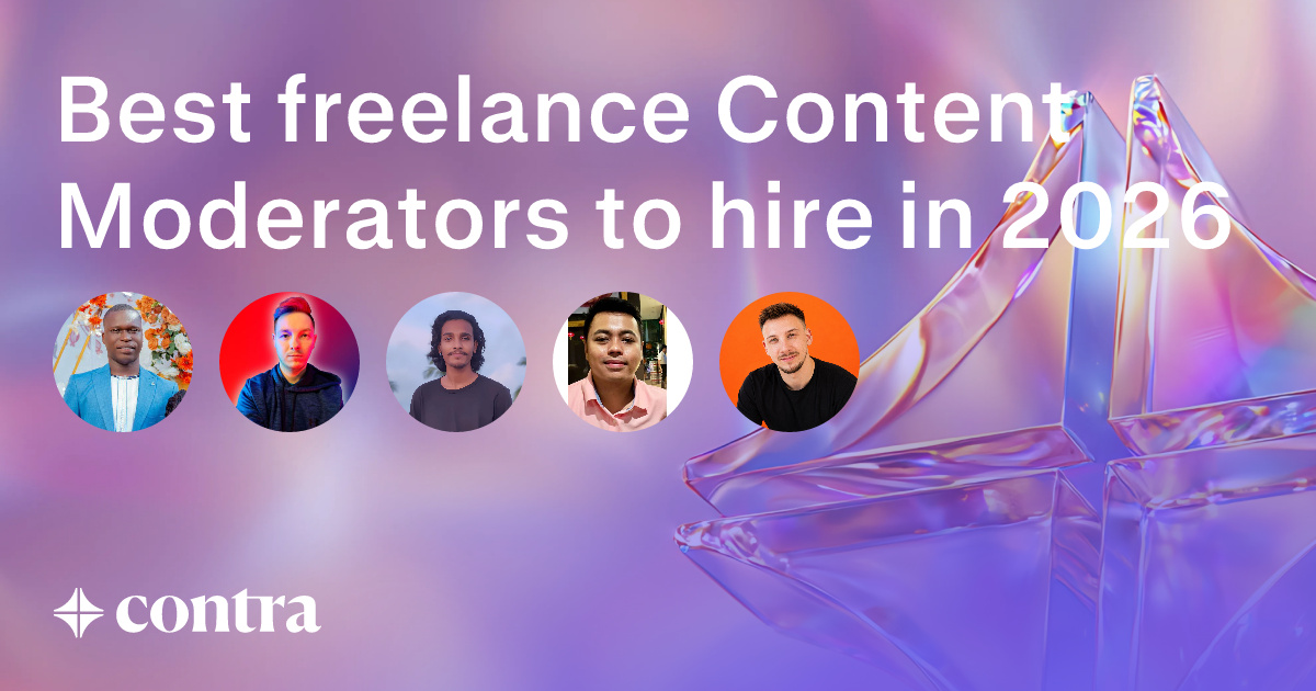 Content Moderation freelancers