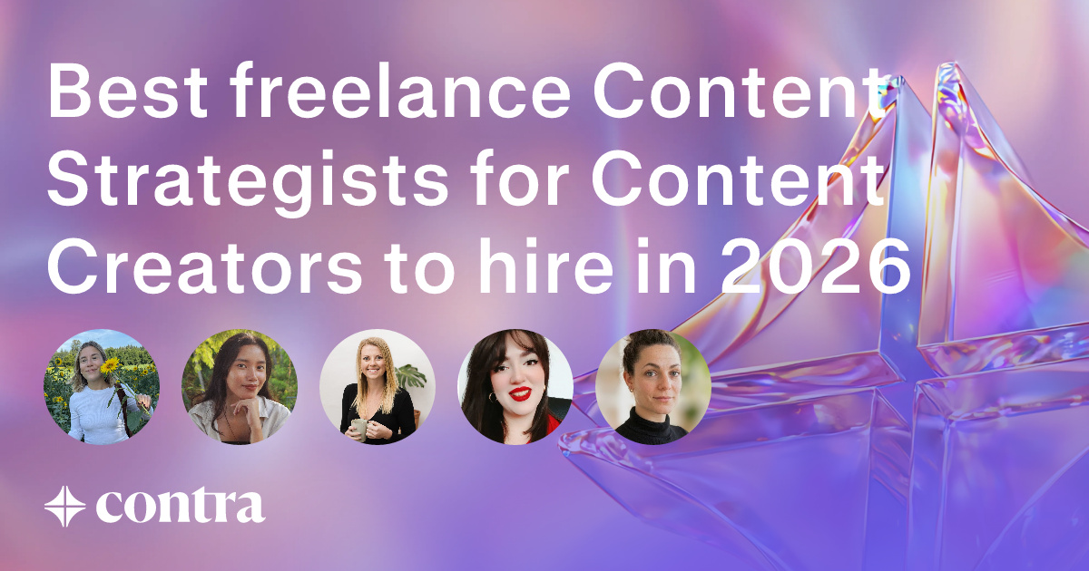 Content Strategy freelancers for Content Creators