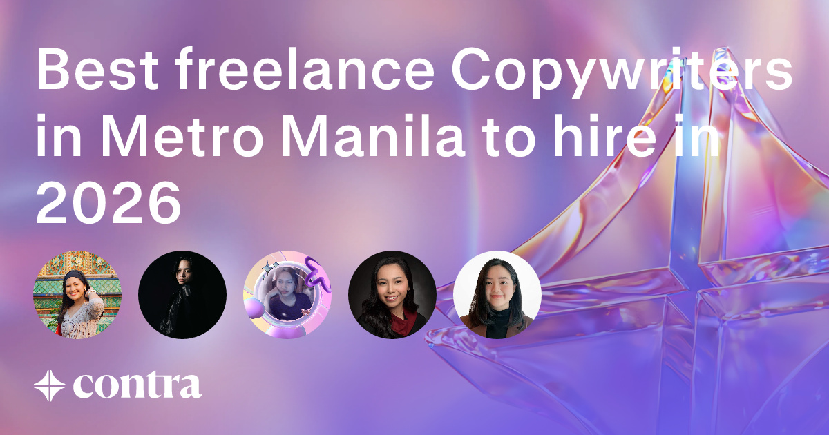 Copywriting freelancers in Metro Manila
