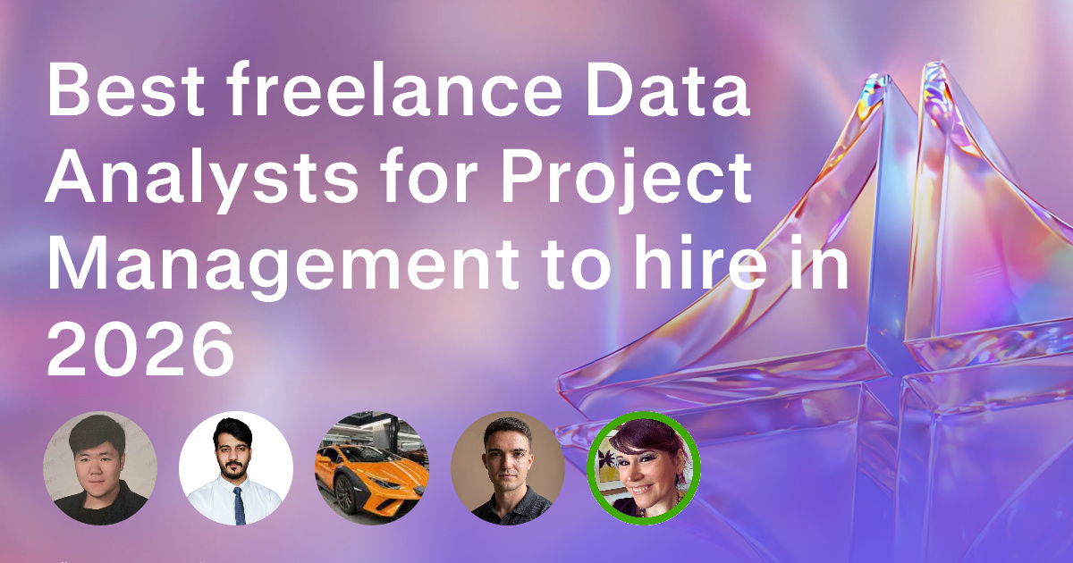 Data Analysis freelancers for Project Management