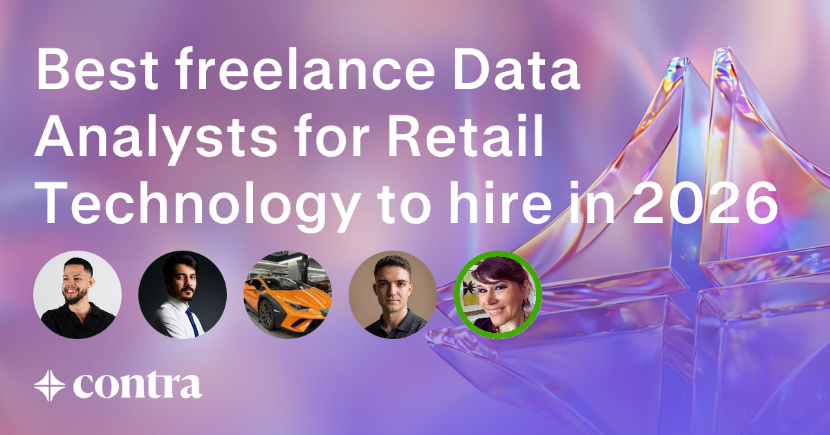 Data Analysis freelancers for Retail Technology