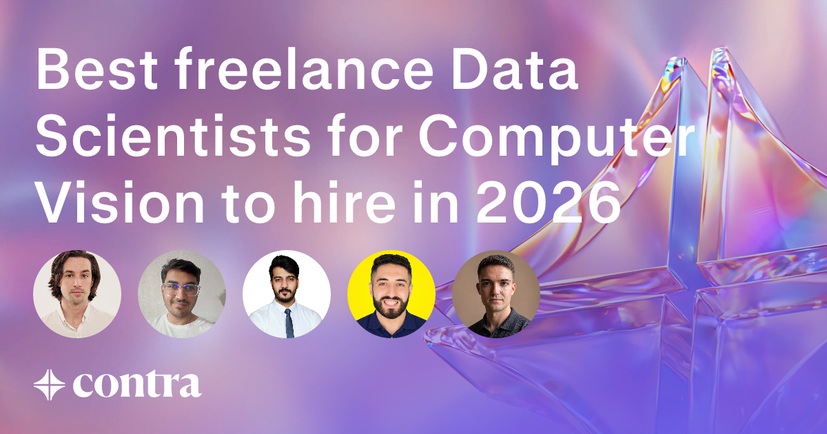 Data Science freelancers for Computer Vision