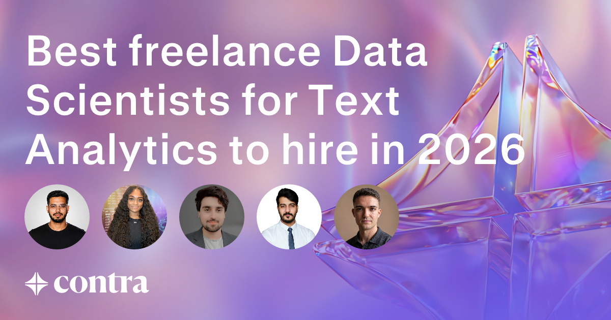 Data Science freelancers for Text Analytics
