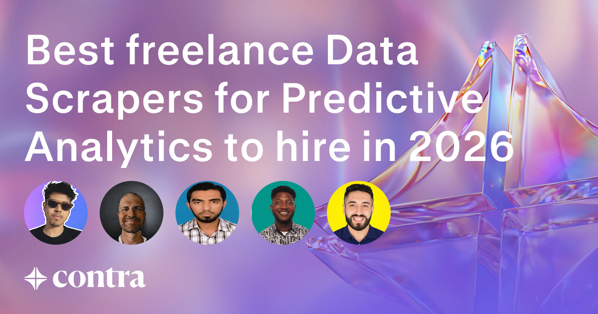 Web Scraping freelancers for Predictive Analytics