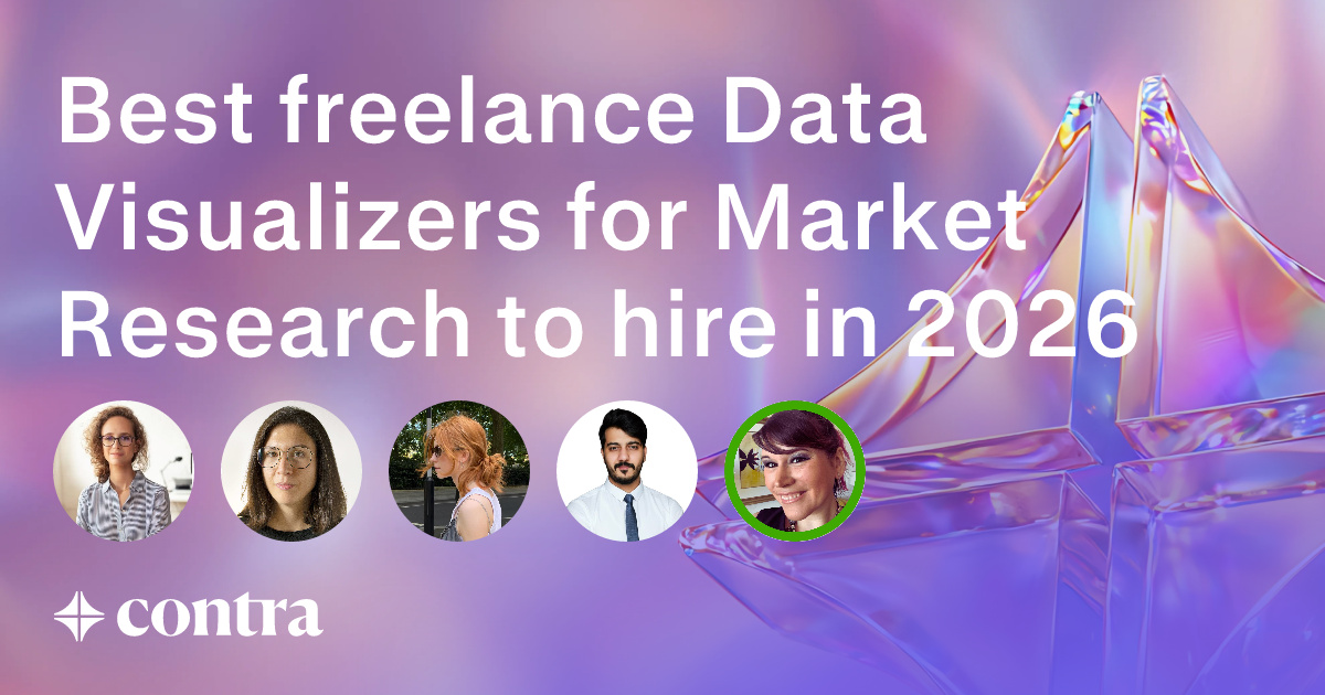 Data Visualization freelancers for Market Research