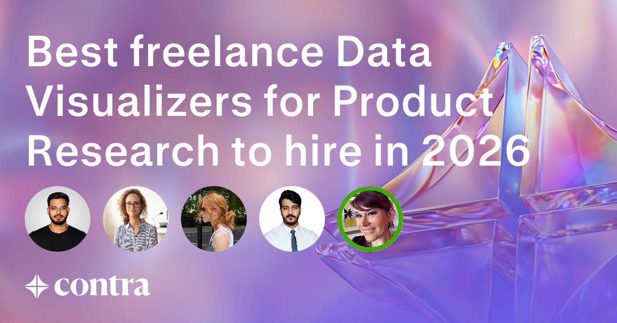 Data Visualization freelancers for Product Research