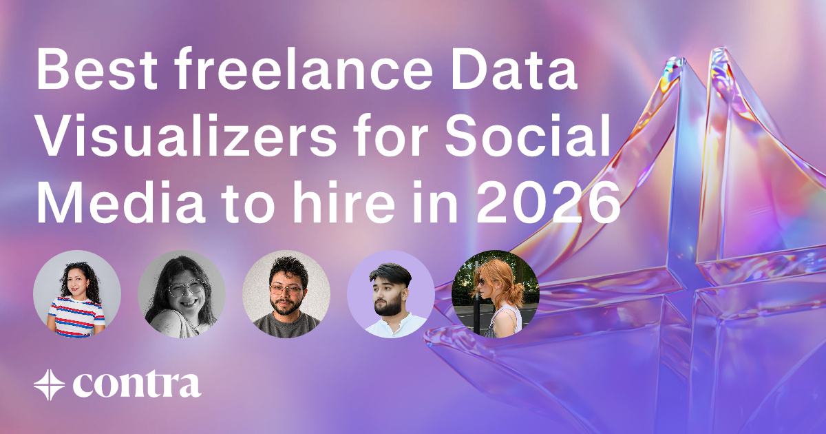 Data Visualization freelancers for Social Media