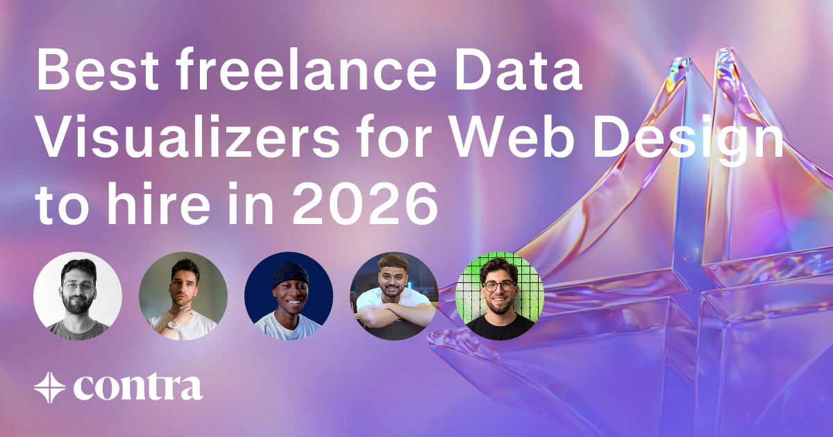 Data Visualization freelancers for Web Design