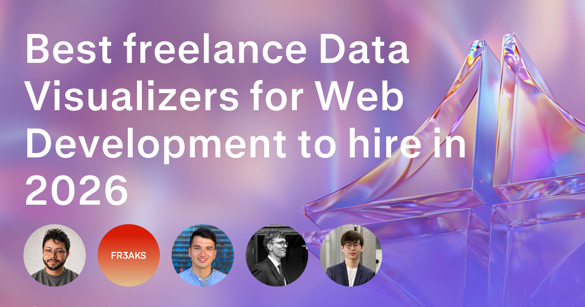 Data Visualization freelancers for Web Development