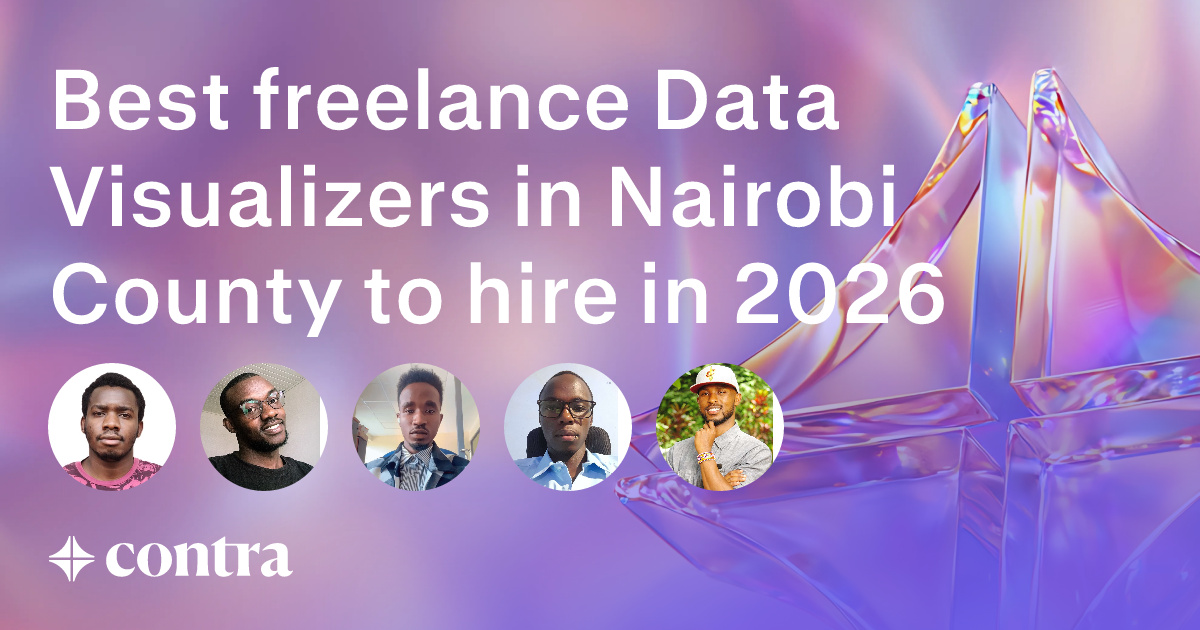 Data Visualization freelancers in Nairobi County