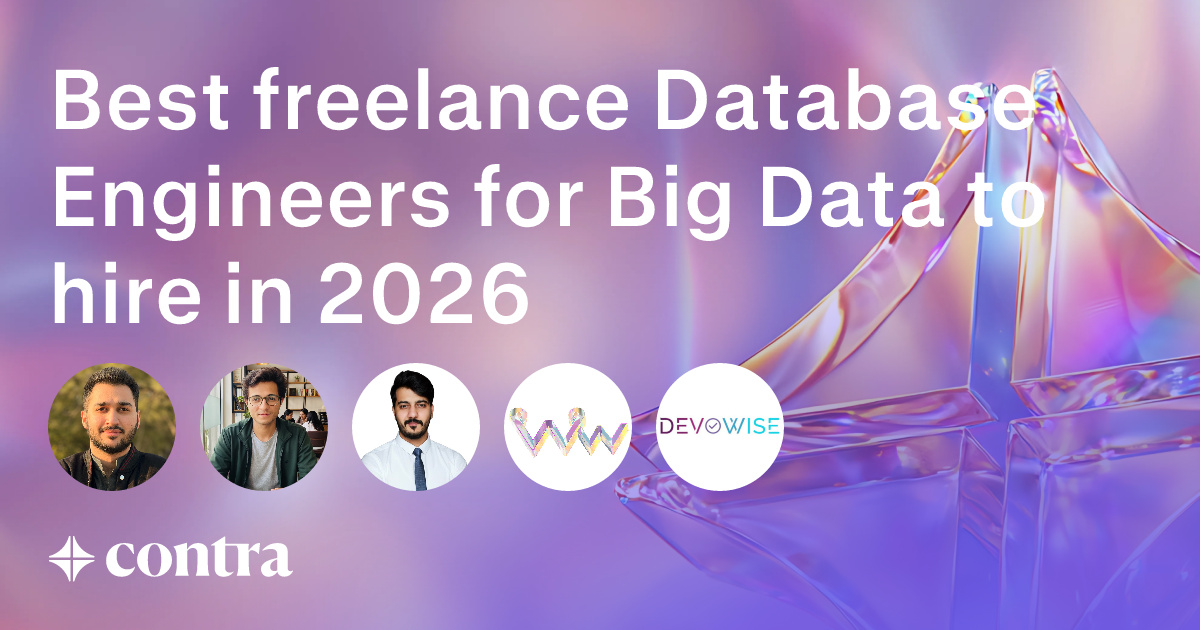 Database Engineering freelancers for Big Data