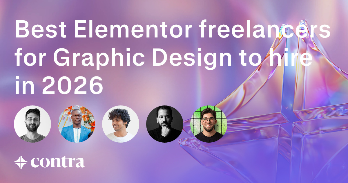 Elementor freelancers for Graphic Design