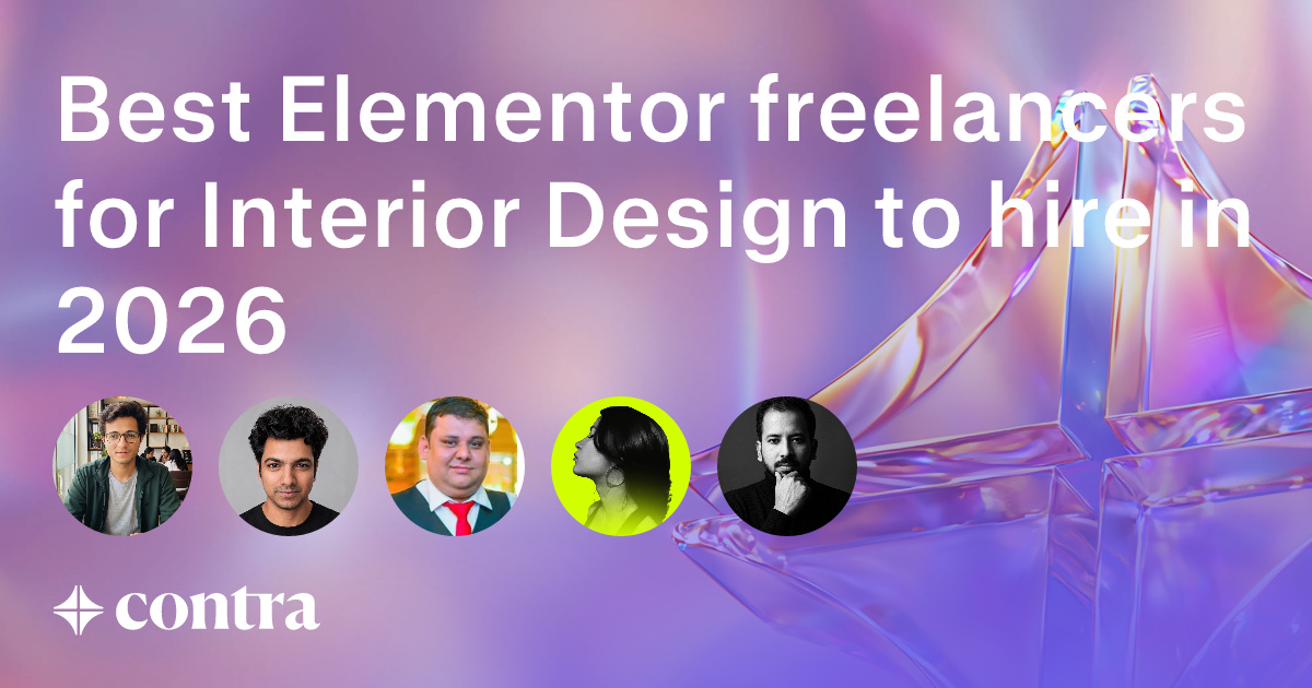 Elementor freelancers for Interior Design