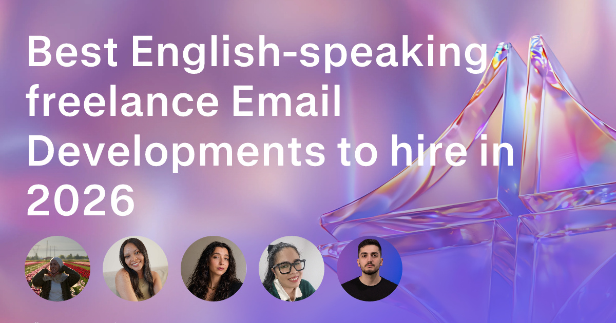 English-speaking Email Development freelancers