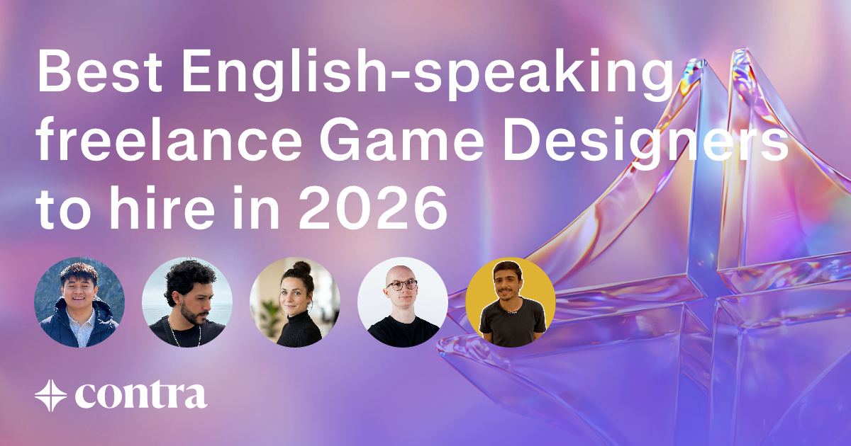 English-speaking Game Design freelancers