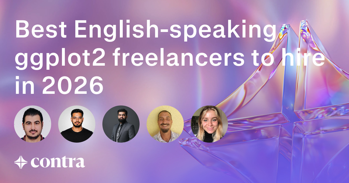 English-speaking ggplot2 freelancers