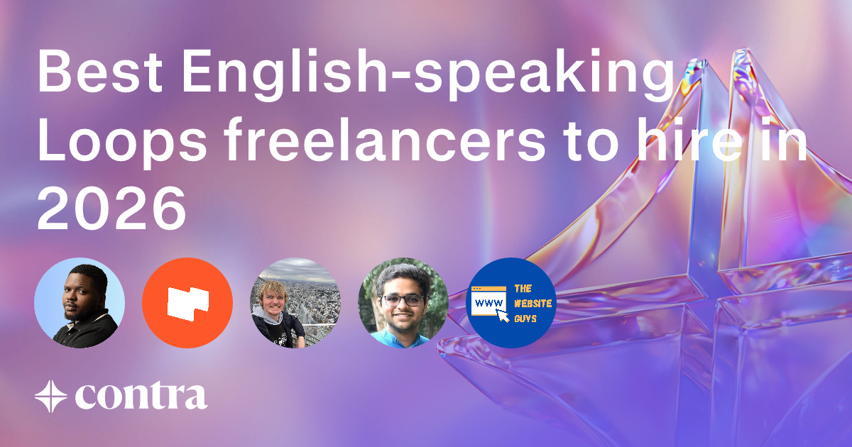 English-speaking Loops freelancers