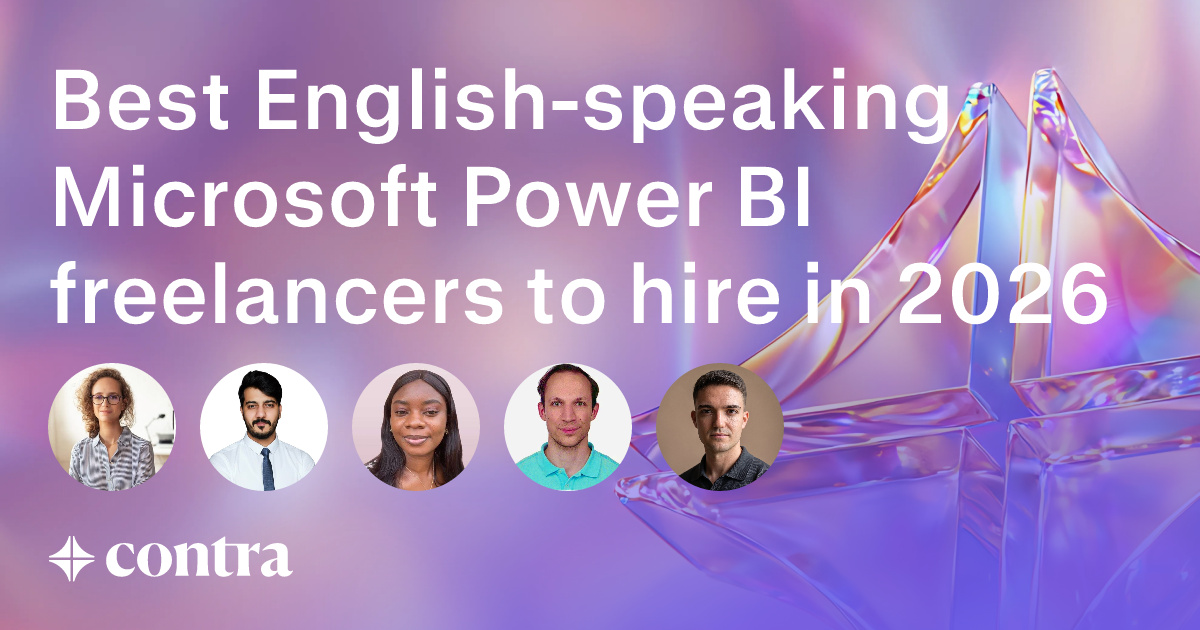 English-speaking Microsoft Power BI freelancers