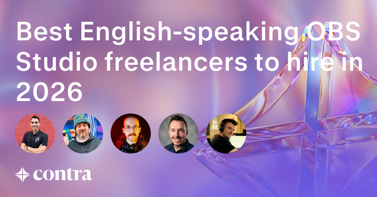 English-speaking OBS Studio freelancers