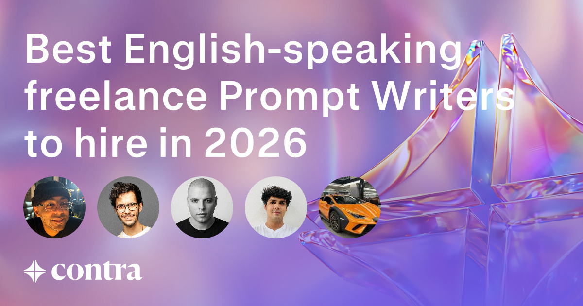English-speaking Prompt Writing freelancers
